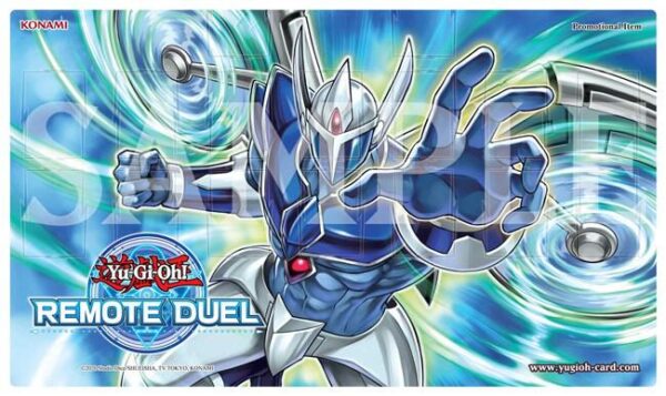 Yu-Gi-Oh! 2021 Remote Duel Game Mat - Elemental HERO Stratos - Konami Playmats (usado)