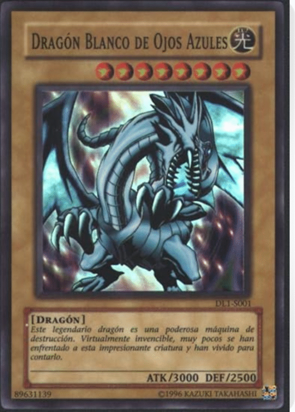 Dragón Blanco de Ojos Azules (Blue eyes white dragon) - DL1-S001 - Super Raro - español