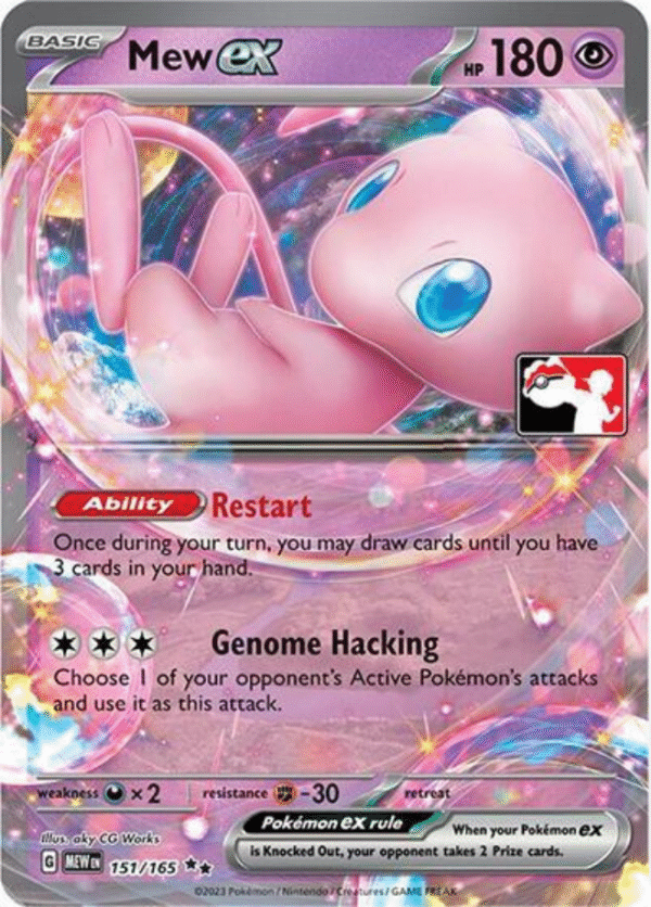Mew ex - Prize Pack Series Cards (español)
