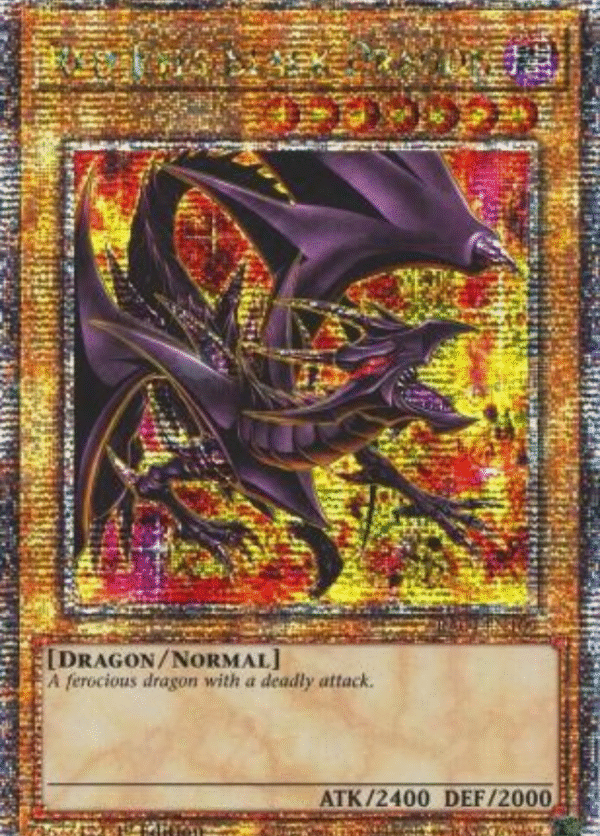Red-Eyes Black Dragon (8th Art) - RA04-EN109 - QCR 1st Edition