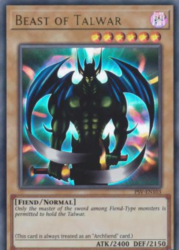 Beast of Talwar - PSV-EN103 - Ultra Rare Unlimited (25th Reprint)