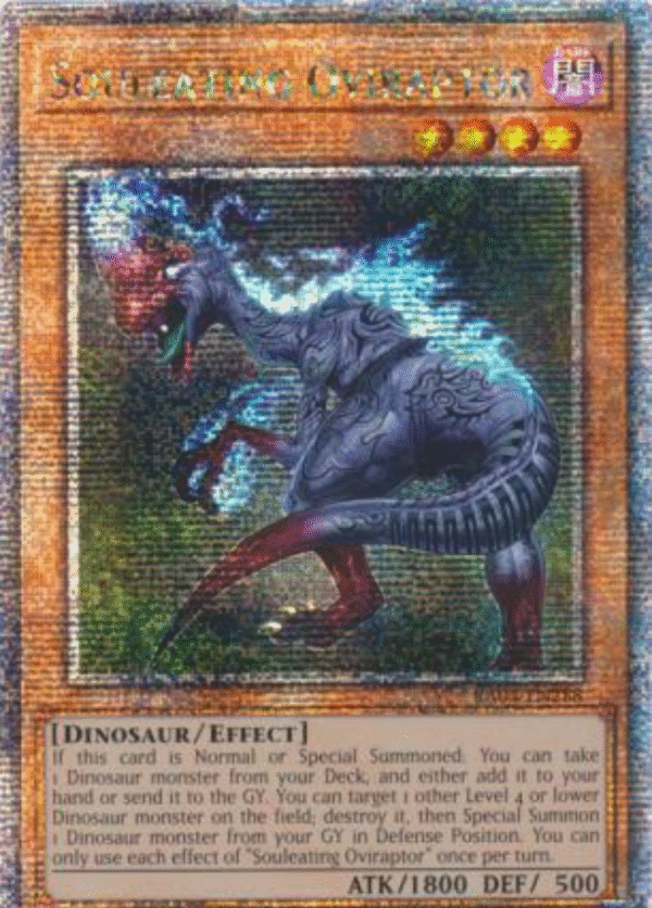 Souleating Oviraptor - RA04-EN288 - Quarter Century Secret Rare 1st Edition
