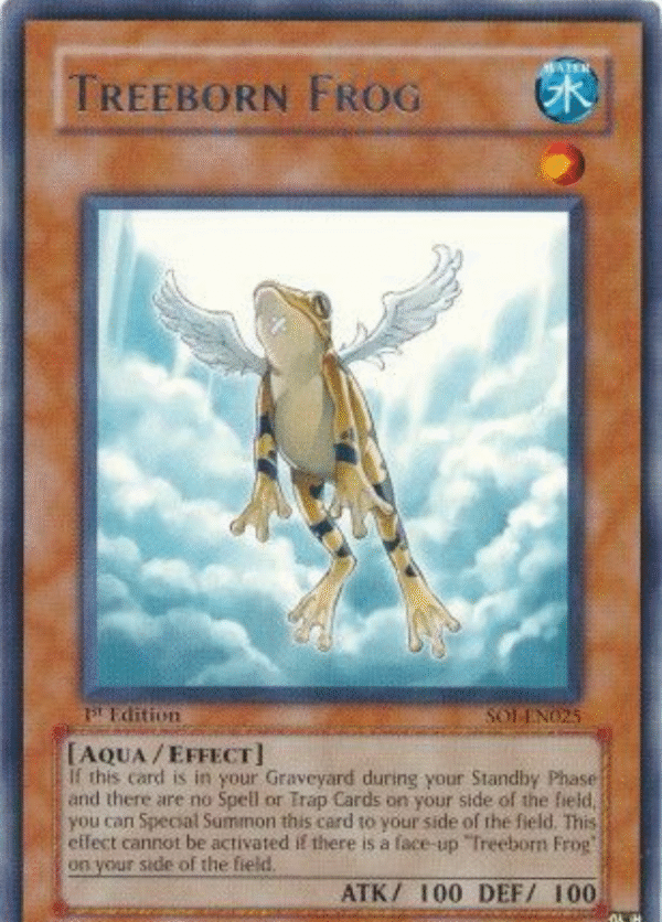 Treeborn Frog - SOI-EN025 - Rare 1st Edition