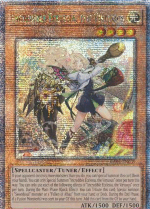 Incredible Ecclesia, the Virtuous (New Art) - RA04-EN039 - QCR 1st Edition