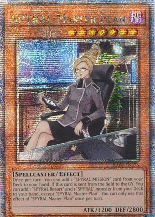 SPYRAL Master Plan - RA04-EN276 - Quarter Century Secret Rare 1st Edition