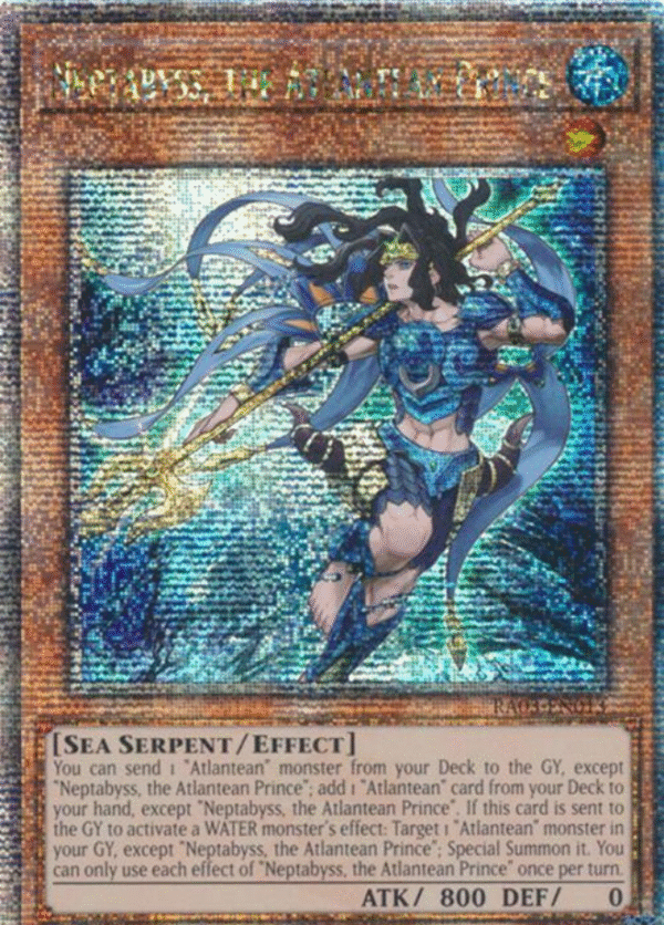 Neptabyss, the Atlantean Prince - RA03-EN013 - QCR 1st Edition