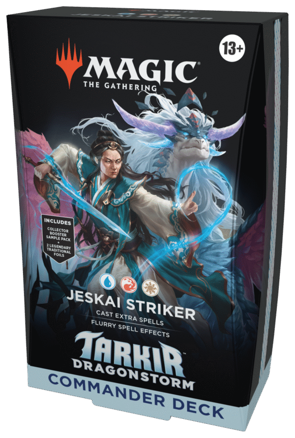 Magic The Gathering Baraja Comandante de Dragonstorm - Jeskai Delantero
