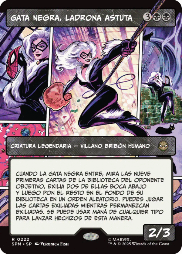 Gata Negra, ladrona astuta Marvel's Spider-Man Variants 0222 - Borderless (español)