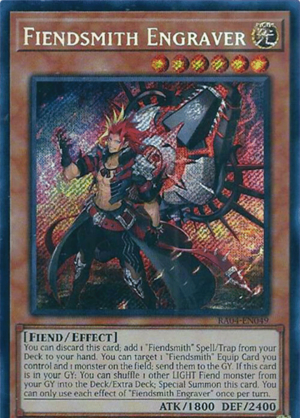 Fiendsmith Engraver (Secret Rare) - RA04-EN049 - Quarter Century Stampede