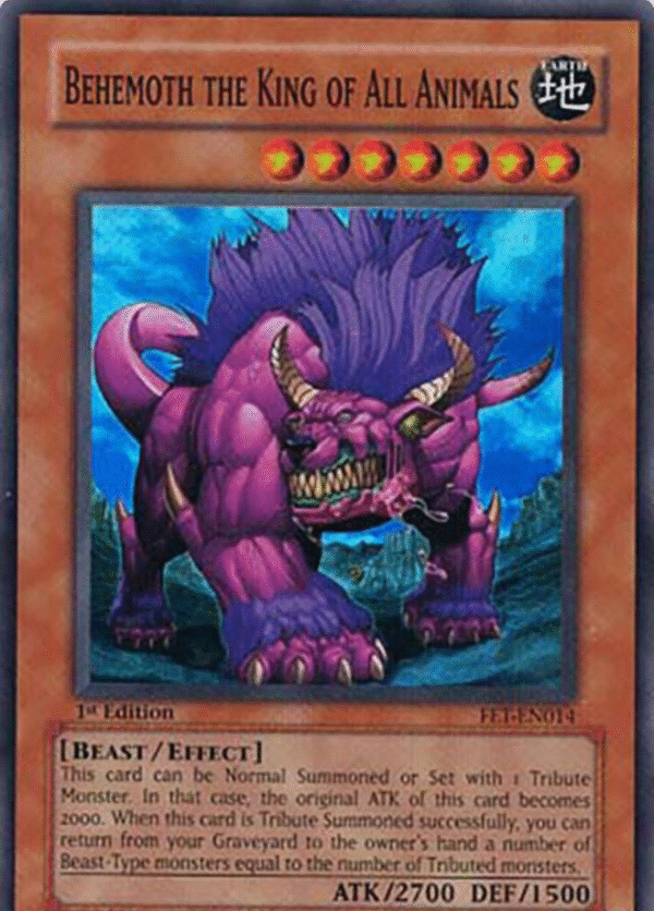 Behemoth the King of All Animals - FET-EN014 - Flaming Eternity Super rare