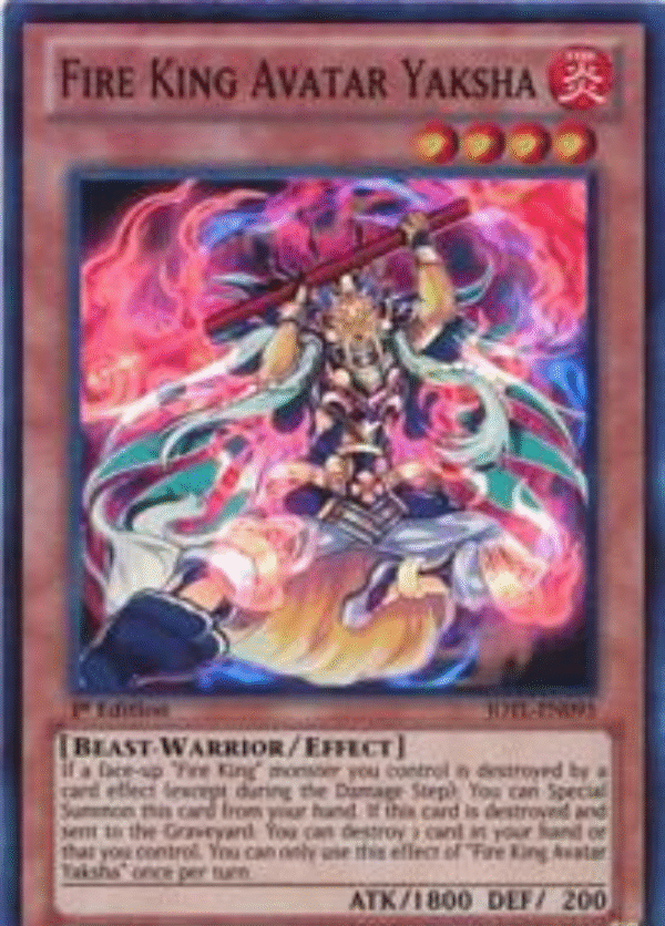 Fire King Avatar Yaksha - JOTL-EN095 - Judgment of the Light (JOTL)