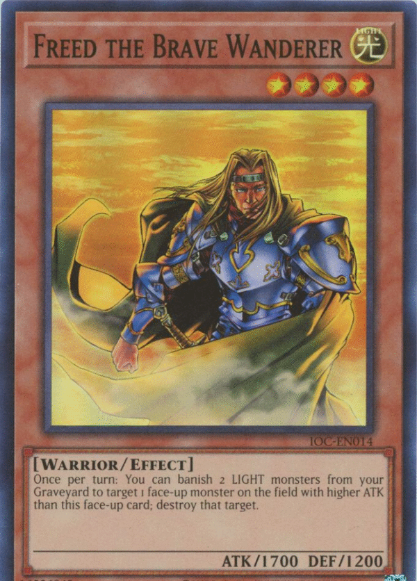 Freed the Brave Wanderer - IOC-EN014 - Invasion of Chaos (25th Anniversary Edition) (IOC-EN)