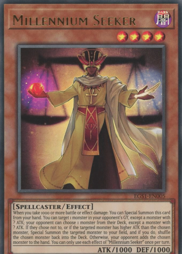 Millennium Seeker - EGS1-EN005 - Egyptian God Deck: Slifer the Sky Dragon (EGS1)