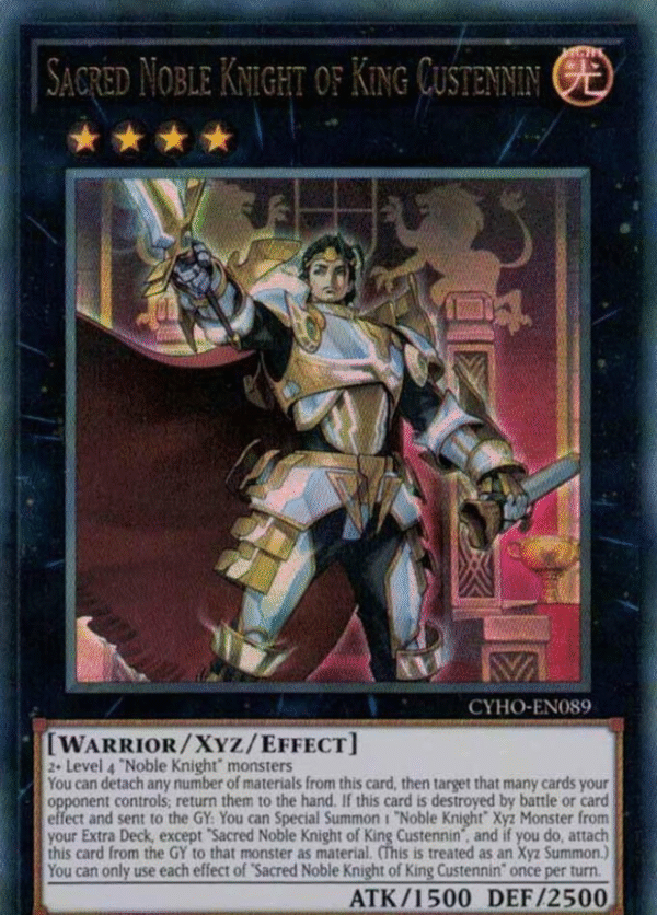 Noble Caballero Sagrado del Rey Custennin - CYHO-SP089 - (Español)