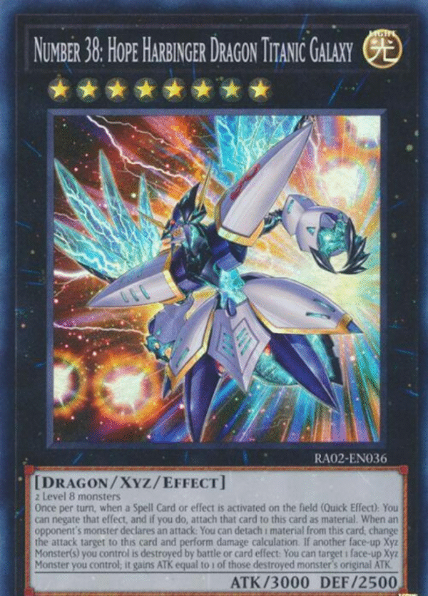 Number 38: Hope Harbinger Dragon Titanic Galaxy - RA02-EN036 - 25th Anniversary Rarity Collection II (RA02)