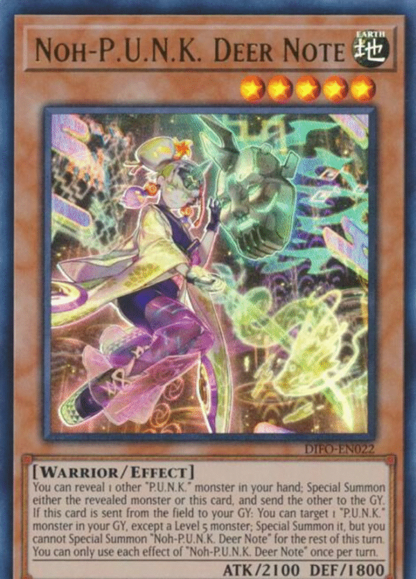 Noh-P.U.N.K. Deer Note - DIFO-EN022 - Dimension Force (DIFO)