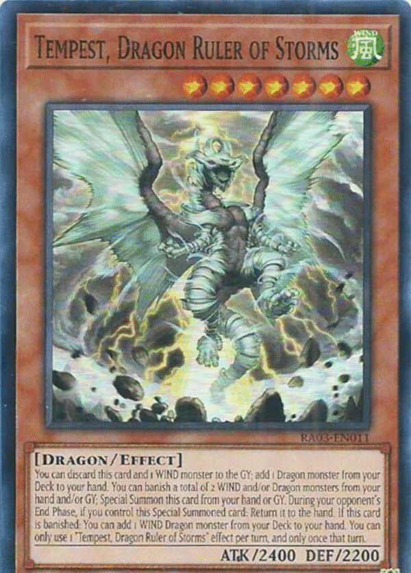 Tempest, Dragon Ruler of Storms - RA03-EN011 - Quarter Century Bonanza