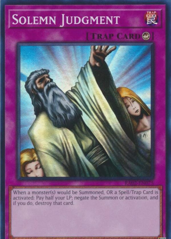 Solemn Judgment - RA02-EN075 - 25th Anniversary Rarity Collection II (RA02)