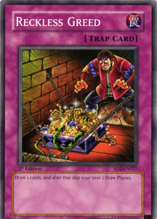 Reckless Greed - SD2-EN027 - Structure Deck: Zombie Madness (SD2)