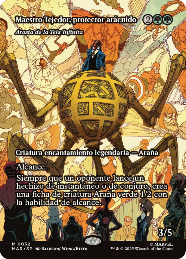 Arasta de la Tela Infinita (Maestro tejedor, protector aracnido) Marvel Eternal-Legal 0032 (español)
