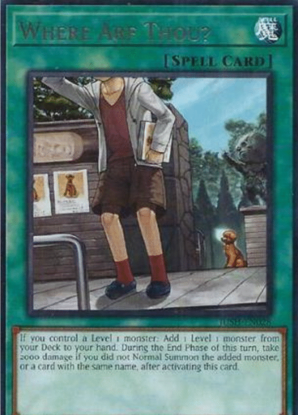 Where Arf Thou? - JUSH-EN028 - Rare 1st Edition