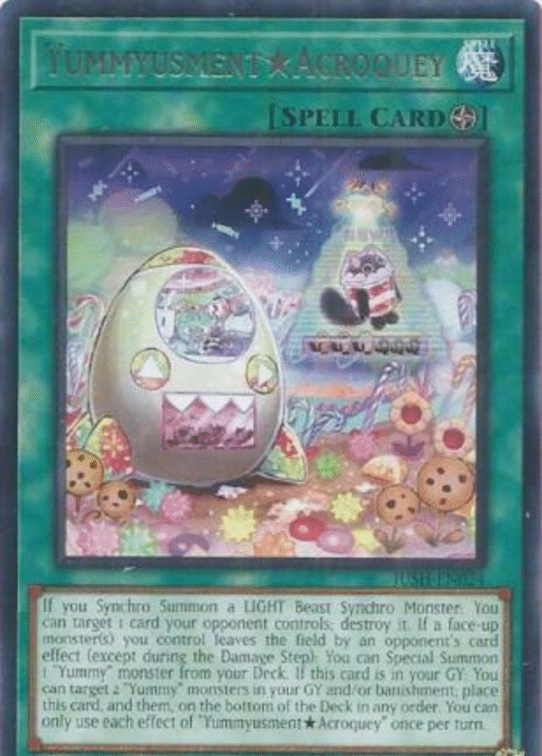 YummyusmentAcroquey - JUSH-EN024 - Rare 1st Edition