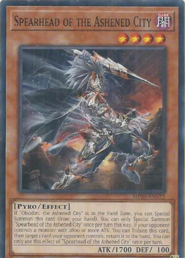 Spearhead of the Ashened City - MP25-EN372 - 2025 Mega-Pack (MP25)