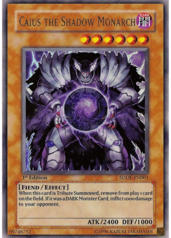 Caius the Shadow Monarch - SDDE-EN001 - Structure Deck: The Dark Emperor