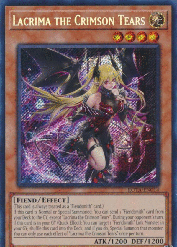 Lacrima the Crimson Tears - ROTA-EN014 - Secret rare