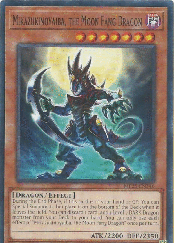 Mikazukinoyaiba, the Moon Fang Dragon - MP25-EN346 - 2025 Mega-Pack (MP25)