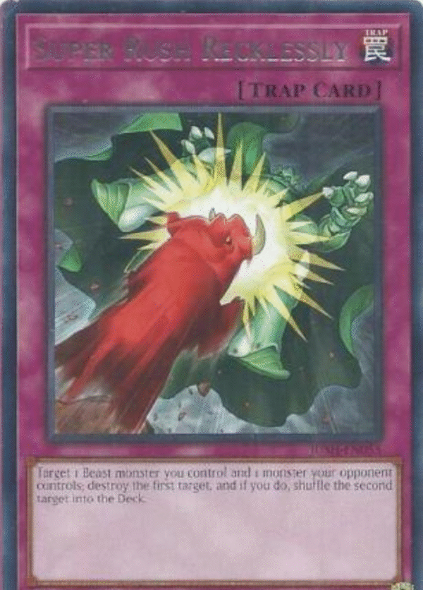 Super Rush Recklessly - JUSH-EN055 - Rare 1st Edition