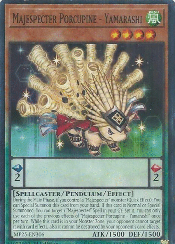 Majespecter Porcupine - Yamarashi - MP25-EN306 - 2025 Mega-Pack (MP25)
