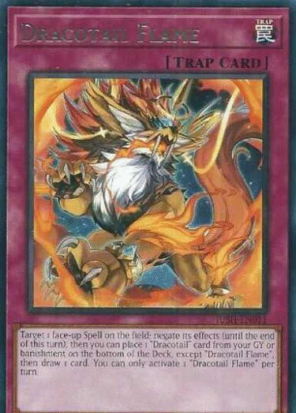 Dracotail Flame - JUSH-EN011 - Rare 1st Edition