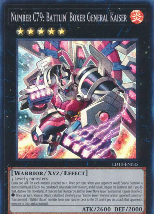Number C79: Battlin' Boxer General Kaiser - LD10-EN035 - Legendary Duelists: Soulburning Volcano (LD10)