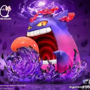 Pokemon EGG Studio Gigantamax Gengar Estatua de resina