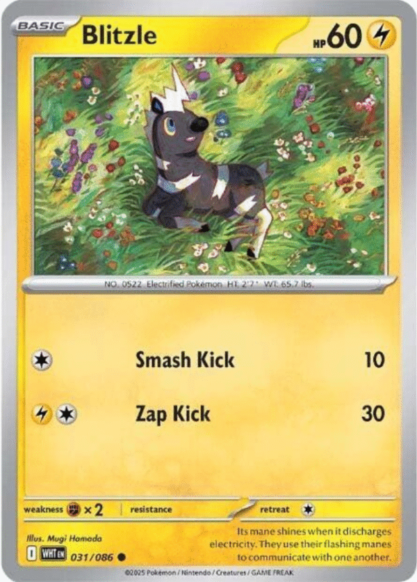 Blitzle - 031/086 / Common - SV: White Flare (WHT)