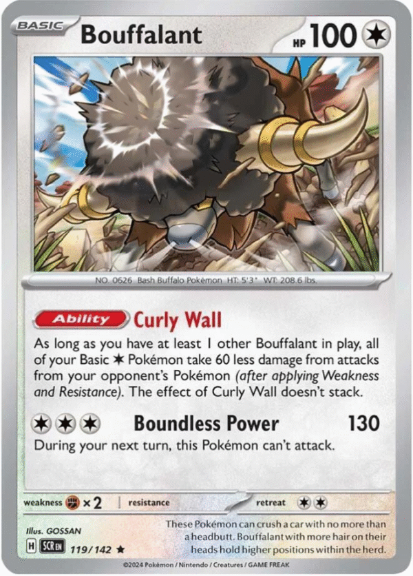 Bouffalant - 119/142 - SV07: Stellar Crown (SCR)
