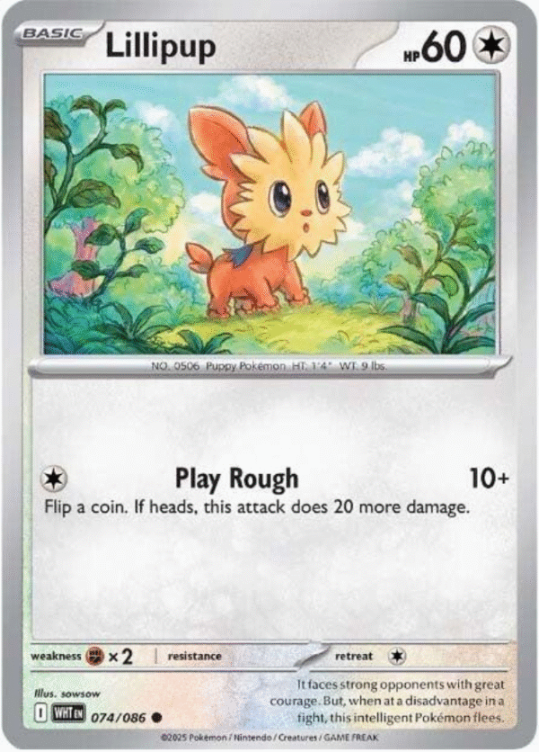 Lillipup - 074/086 / Common - SV: White Flare (WHT)