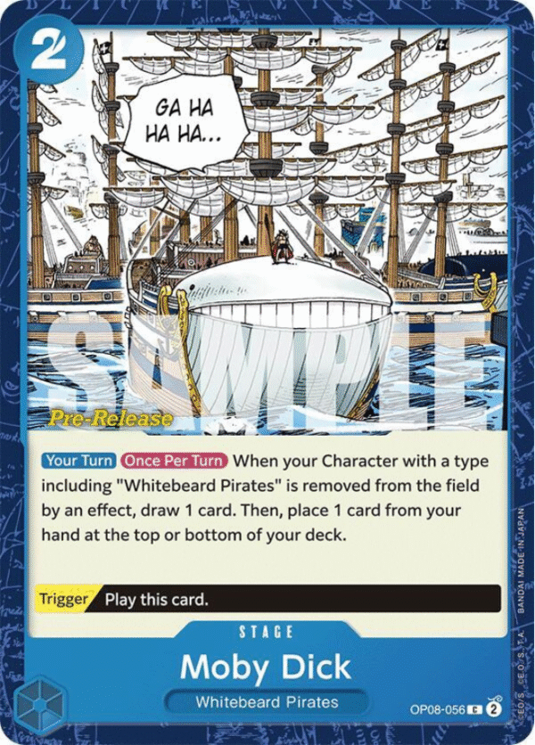 Moby Dick - Two Legends Pre-Release Cards
