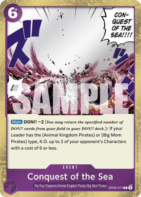 Conquest of the Sea - Two Legends (OP08)