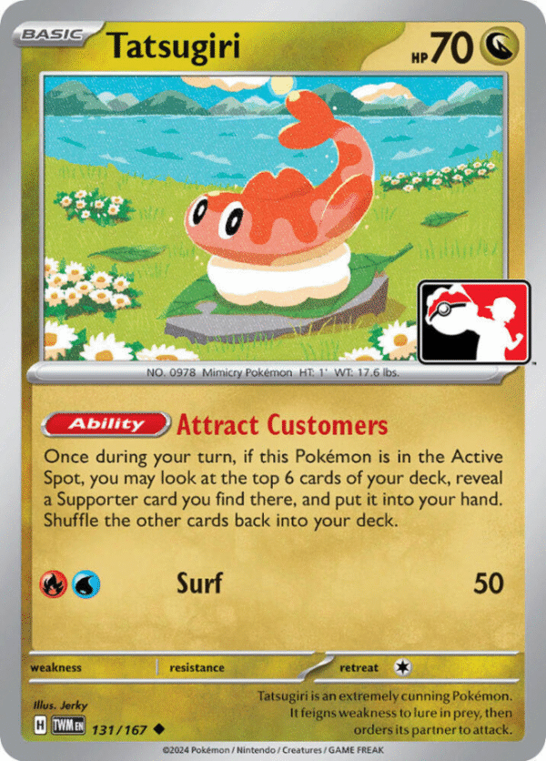 Tatsugiri - 131/167 - Prize Pack Series Cards