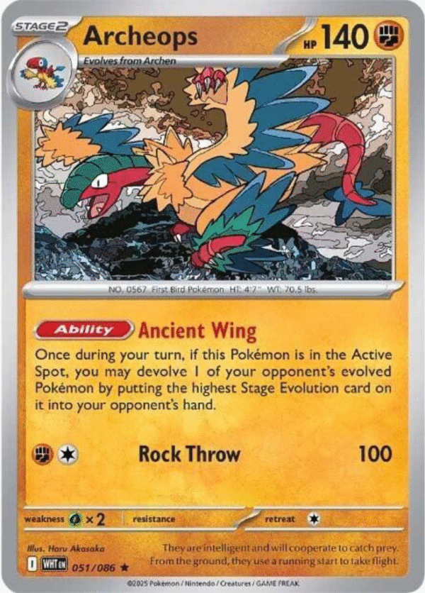 Archeops - 051/086 / - SV: White Flare (WHT)