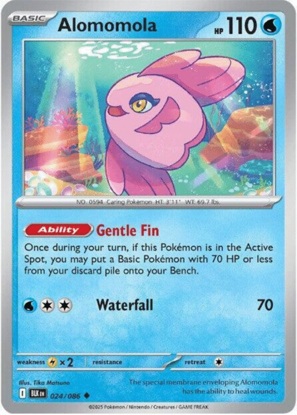 Alomomola - 024/086 / UncommonSV: Black Bolt (BLK)