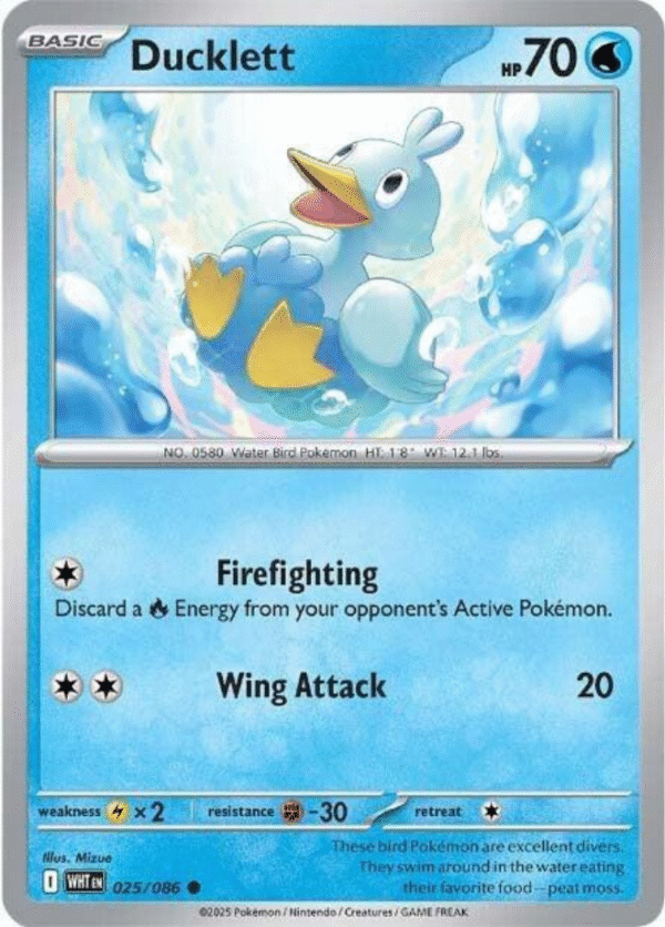 Ducklett - 025/086 / Common - SV: White Flare (WHT)