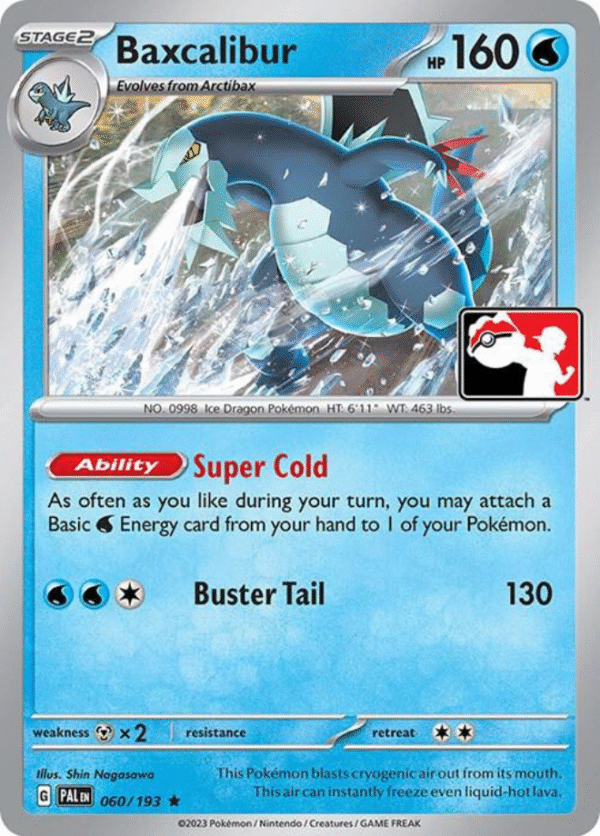 Baxcalibur - 060/193 / Rare - Prize Pack Series Cards