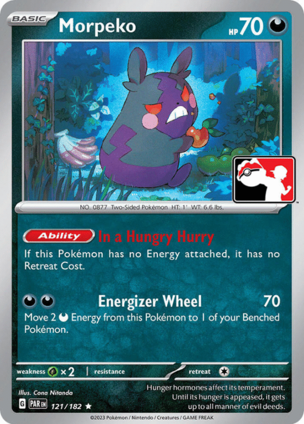 Morpeko - 121/182 / Rare - Pack Series Cards
