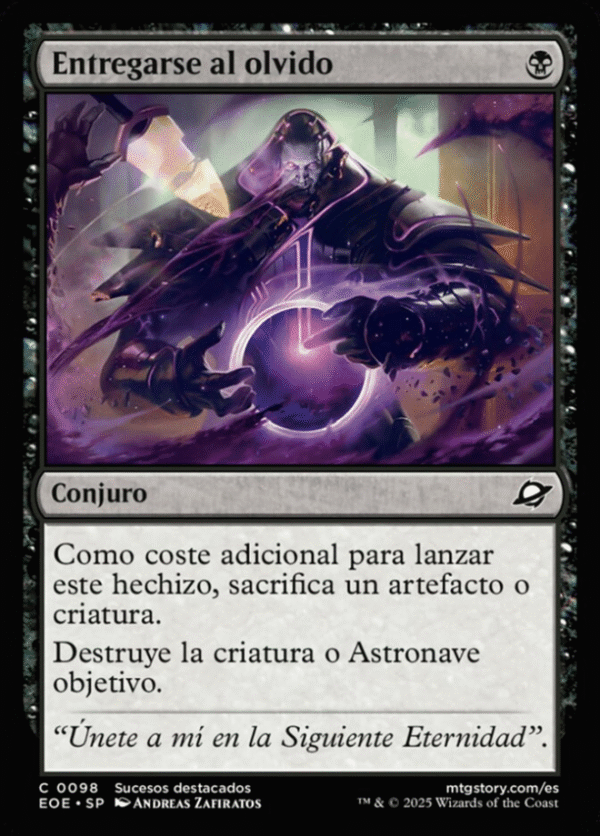 Entregarse al olvido - C0098 - (Español)