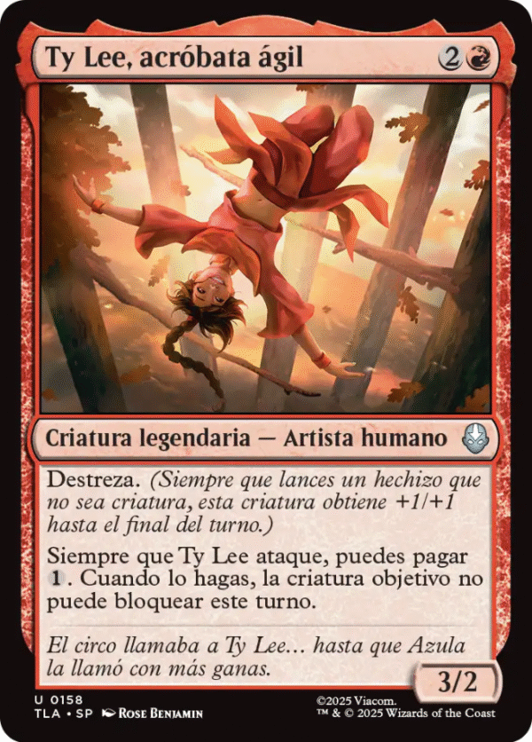 Ty Lee acróbata ágil - 0158 (Español)