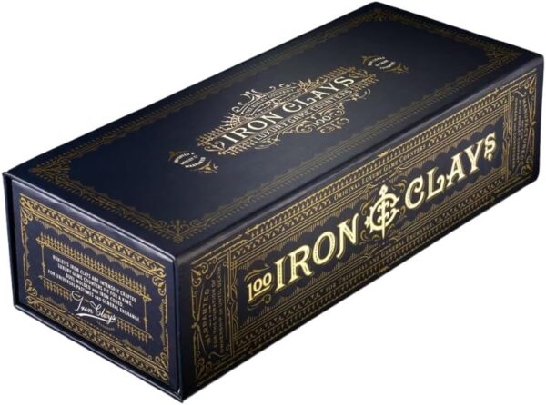 Fichas para juego de lujo Iron Clays - 100