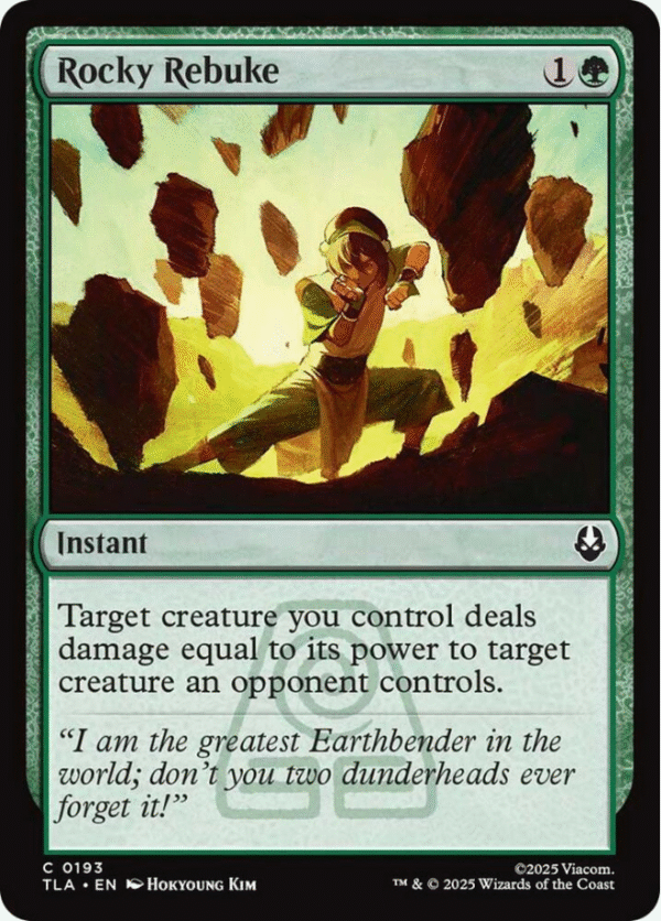 Rocky Rebuke - 0193 - Avatar: The Last Airbender (TLA)